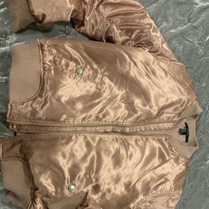 Rose Gold Bomber Jacket